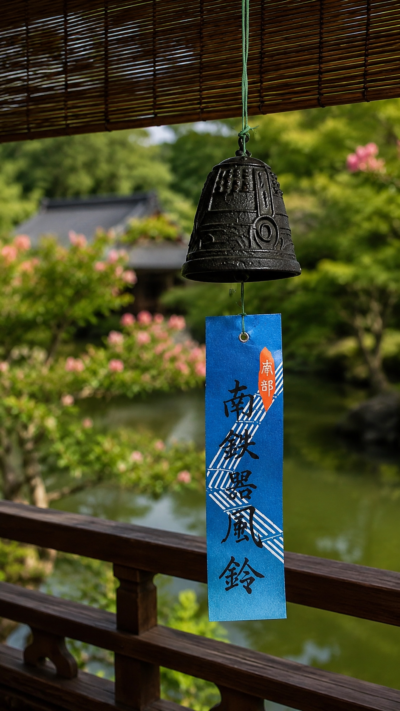 南部鉄器で作られた澄んだ音色を奏でる南部風鈴