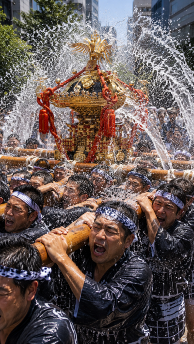 深川八幡祭りとは？東京・門前仲町の「水かけ祭り」の歴史や見どころをわかりやすく解説