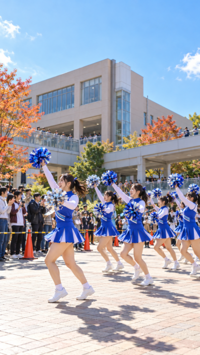宮城県石巻市の石巻専修大学で石鳳祭が開催され、学生による模擬店やステージ、音楽ライブ、研究展示などが行われ、多くの来場者で賑わう秋の大学祭の風景