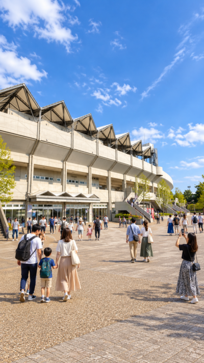 緑豊かな浜山公園を大学駅伝の選手たちが駆け抜け出雲駅伝のコースとなっている島根県出雲市の風景
